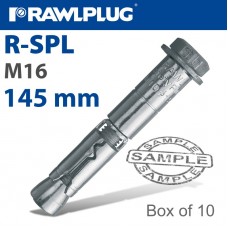 R-SPL SAFETY PLUS - LOOSE BOLT 16X145MM X10 PER BOX